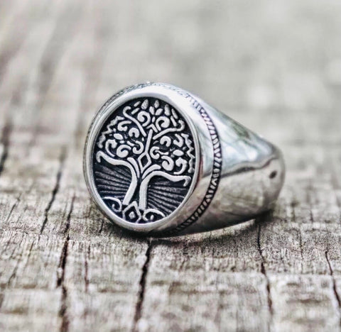 Tree of Life Signet Ring